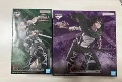 一番くじ　進撃の巨人～地鳴らし～　リヴァイ　ハンジ　フィギュア　B賞　C賞　D賞