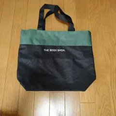 THE BODY SHOP トートバッグ 黒/緑のサムネイル