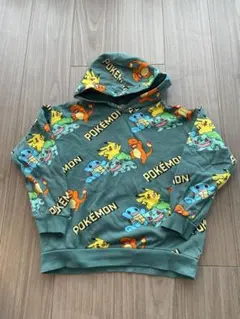 ポケモン パーカー キッズ　140 子供　トレーナー