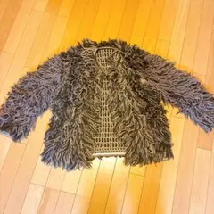 【極希少】Euro Vintage ハンドメイド ループニットカーディガン