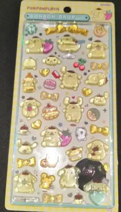 予約品　【正規品】ボンボンドロップシール　サンリオ　第2弾　ポムポムプリン