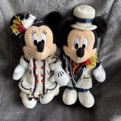 ぬいぐるみバッジ ミッキー　ミニー　ディズニー　クリスマス