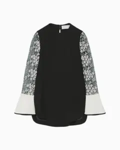 mame kurogouchi Floral Lace Sleeve Shirtのサムネイル