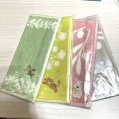 新品　シャルレ　干支タオルハンカチ４枚セット