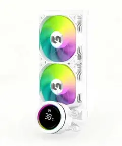 RGB　CPU水冷クーラー 120mm ホワイト