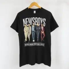 美品 メキシコ製 NEWSBOYS フォト ロック バンド ツアー Tシャツ M