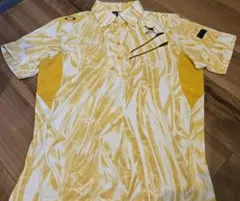 Oakley ゴルフシャツ L イエロー/ホワイト