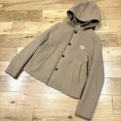 【DANTON】ダントン※かわいいフード付ウールモッサコート※36サイズ