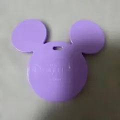 東京ディズニーリゾート ミッキー型 ネームタグ パープル　バルーン