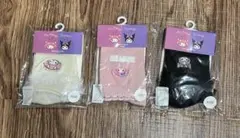 My Melody Kuromi キッズ靴下 3足セット