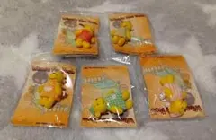 くまのプーさん 海外モデル キーチェーン フェルトストラップ パジャマ セット