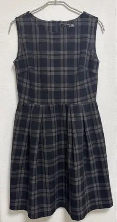 UNIVERVAL MUSE チェック柄 ワンピース 秋冬