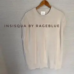 Insisqua by RAGEBLUE レイジブルー ニットベストVネック Lのサムネイル