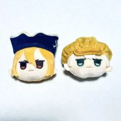 Dr.STONE 七海龍水 西園寺羽京 フェイスぬいぐるみキーホルダー ドクスト