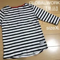 【美品】グローバルワーク　ボーダー　7分袖