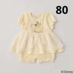 6/7まで【タグ付き新品未使用】petitmain プリンセスパジャマ 80のサムネイル