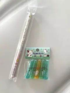 San-X TickleTime ももぱんだ　鉛筆キャップ 鉛筆セットのサムネイル
