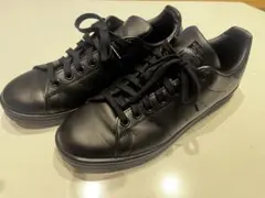 美品　adidas スタンスミス　黒　26.0のサムネイル