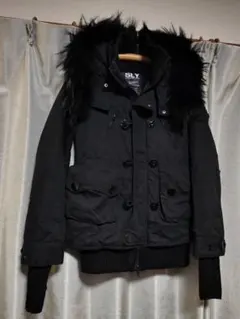 SLY ミリタリーコート N3B モッズコート　ブラック　ショート丈