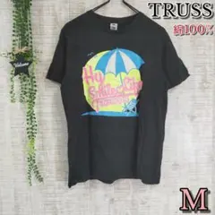 【TRUSS】トラス　Tシャツ　黒　トップス　綿100％　ビッグプリント　可愛いのサムネイル