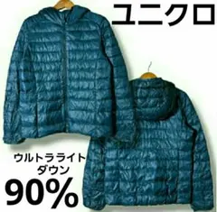 UNIQLO ユニクロ ウルトラライトダウン90％ジャケット　青色