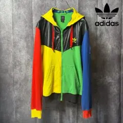 adidas 2010年モデル フルジップパーカー南アフリカ共和国　メンズ L