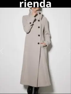 rienda オーバーネックシンデレララインコート