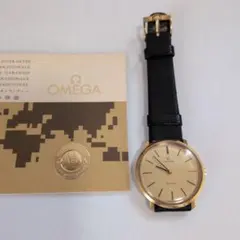 OMEGA DE VILLE 手巻き式 腕時計 ゴールド文字盤　保証書付　動作品のサムネイル
