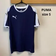 3◎PUMA ネイビー メンズ　Sサイズ ウェア　Tシャツ