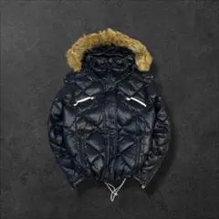 00s archive ファー ダウンジャケット y2k 平成 グランジ お兄系