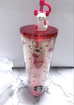 バレンタイン 2026 コールドカップタンブラー キャット 710ml