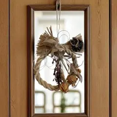 ドライフラワー　リース　正月※値下げしました！