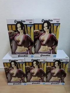 ワンピース Grandista ボア・ハンコック フィギュア　5個