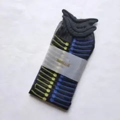 新品 2NDPALETTE ブラック ネオン メッシュ ソックス 23～25cmのサムネイル