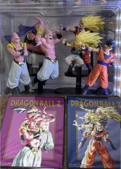 ドラゴンボールZフィギュア6体アートプレート2枚 魔人ブウ　孫悟空　ゴテンクス