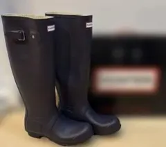 HUNTER レインブーツ　AUBERGINE UK6
