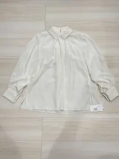 はる セオリーリュクス 24SS SANDY ブラウス オフホワイト 38 はる様専用 セオリーリュクス 24SS SANDY ブラウス オフホワイト 38