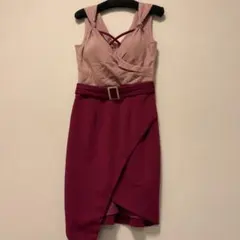 キャバドレス GLAMOROUS by Andy ピンク ミニ丈