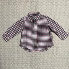 Ralph Lauren チェック柄シャツ 9M 80