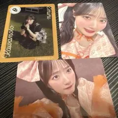 CUTIE STREET 川本笑瑠　トレカ 3枚セット　きゅーすと