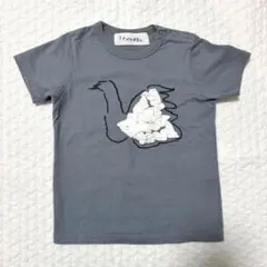 【新品】ミナペルホネン　半袖Tシャツ　L ブラック つづく展】ミナぺルホネンなのに洗濯可能！life puzzle の Tシャツ