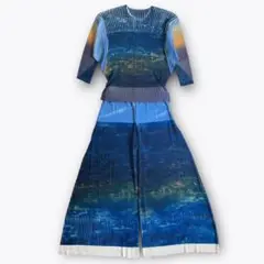 【極美品】ISSEY MIYAKE プリーツ セットアップ トップス パンツ