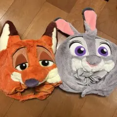 ディズニーファンキャップ　ズートピア　ニック・ジュディ