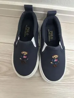 POLO RALPH LAUREN ネイビー スリッポン