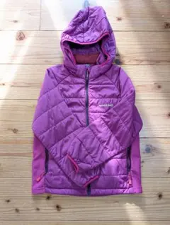 mont-bell ライトサーマラップパーカ kids 130 パープル