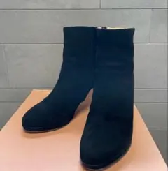 CORSA ROMA 黒 スエード ブーティ 37コルソローマ