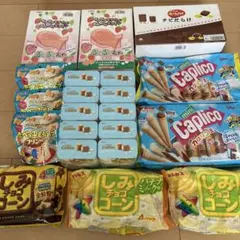 クリームコロン　ぷくぷくたい　ホームパイ　カプリコミニ　しみチョココーンなど クリームコロン ぷくぷくたい ホームパイ カプリコミニ しみチョコ