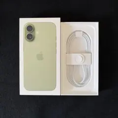 iPhone17 Sage 256GB 空箱 純正 ケーブル付き