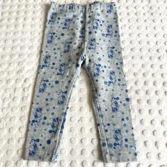 完売品　レア　ユニクロ　ミニー　レギンス　80 グレー　水玉　総柄