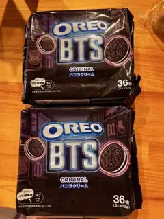 OREO BTS コラボ バニラクリーム 36枚入 2袋セットのサムネイル